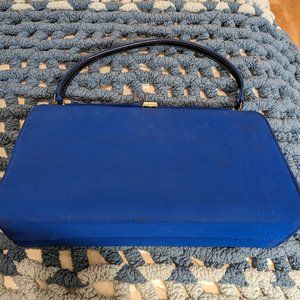 Vintage Rhythm Step Sapphire Blue Purse